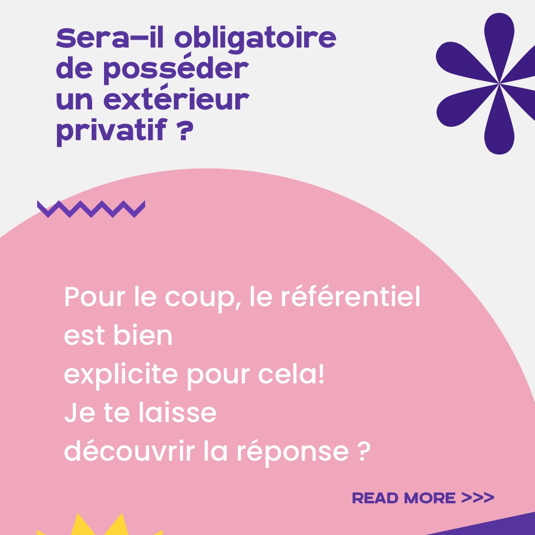 Référentiel bâtimentaire : doit-on posséder un extérieur en MC ?