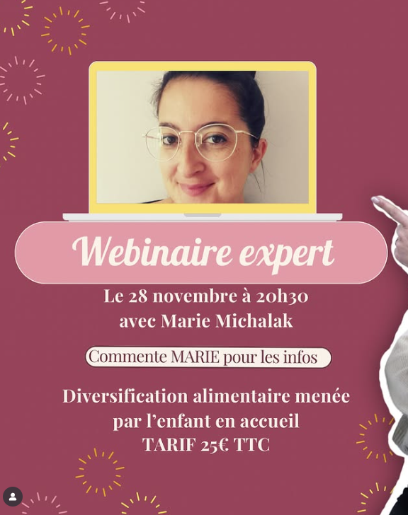 diversification alimentaire menée par l'enfant en accueil crèche et assistante maternelle